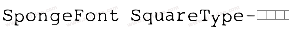 SpongeFont SquareType字体转换